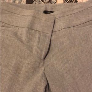 Gray slacks